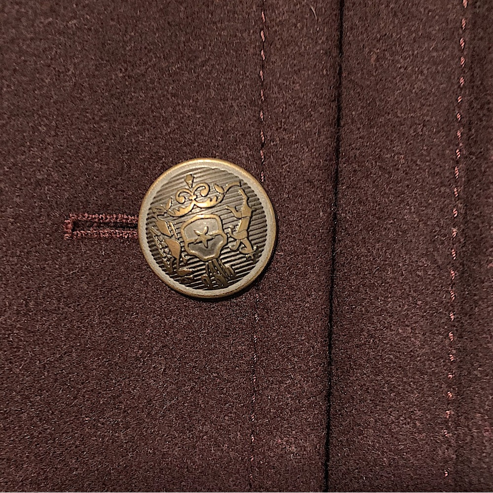 LOFT military style wool peacoat - Picture 7 of 13